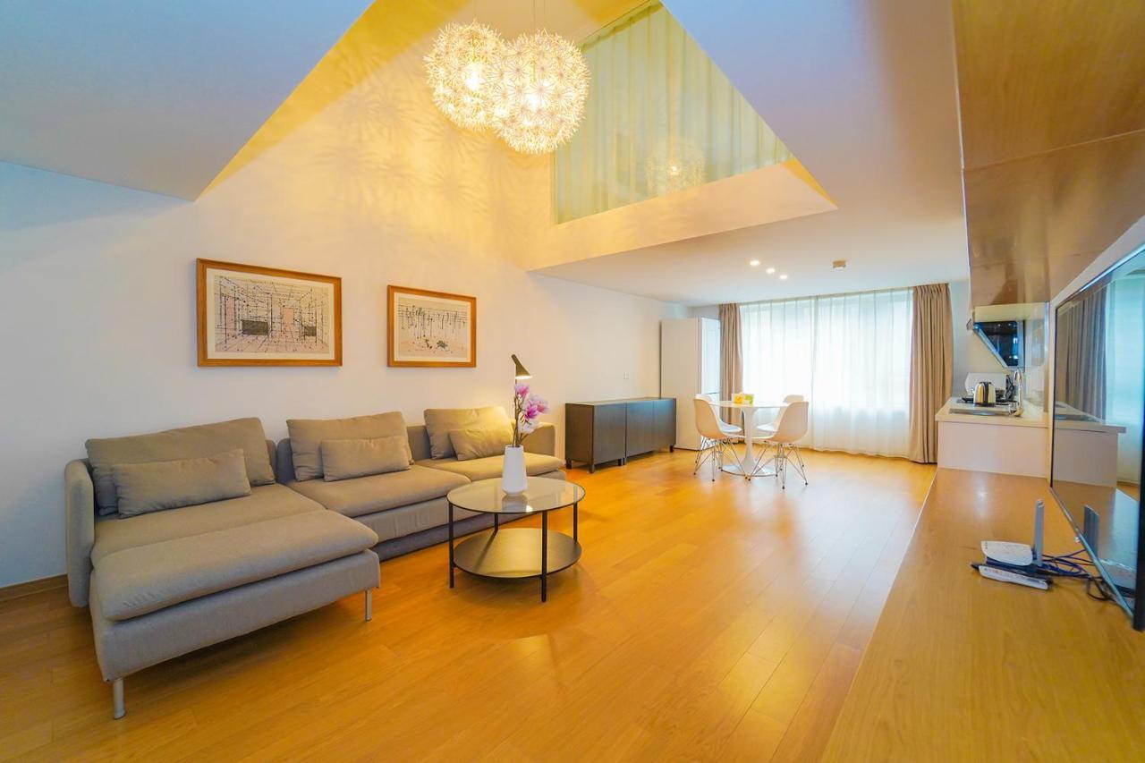 Lujiazui More Residence Şanghay Dış mekan fotoğraf